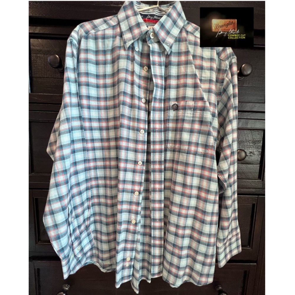 George strait collection - wrangler short sleeve collared shirt